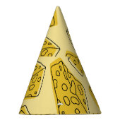  kaasgele achtergrond naadloos feesthoedjes (Rechts)