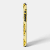 kaasgele achtergrond naadloos iPhone hoesje (Linkerkant)