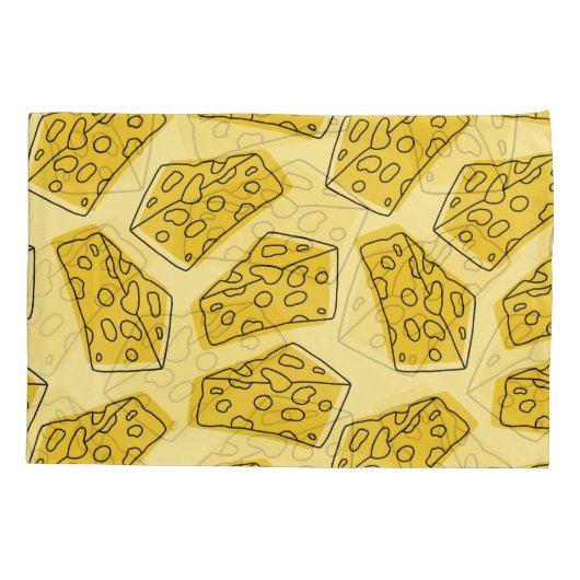  kaasgele achtergrond naadloos kussensloop (Achterkant)