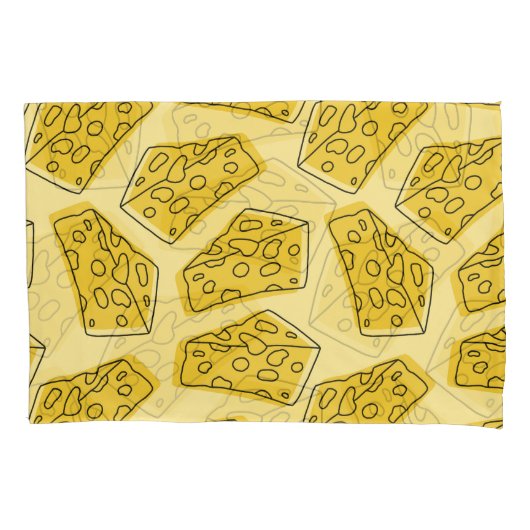  kaasgele achtergrond naadloos kussensloop (Voorkant)