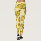 kaasgele achtergrond naadloos leggings (Achterkant)
