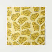 kaasgele achtergrond naadloos wandkleed (Voorkant)