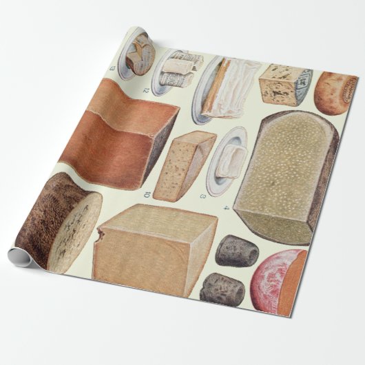  kaasgrafiek cadeaupapier (Uitgerold)