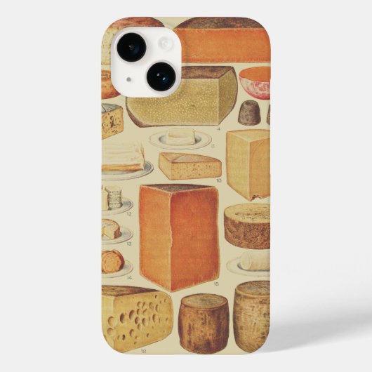  kaasgrafiekmenu Case-Mate iPhone case (Achterkant)