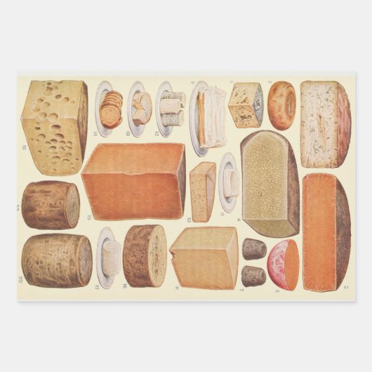  kaasgrafiekmenu inpakpapier vel (Voorkant 3)