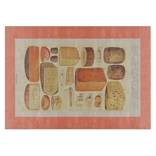 kaasgrafiekmenu snijplank (Voorkant)