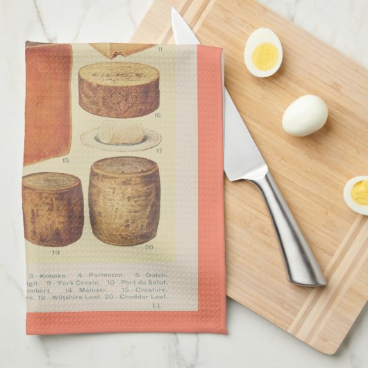 kaasgrafiekmenu theedoek (Quarter Fold)