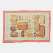 kaasgrafiekmenu theedoek (Horizontaal)