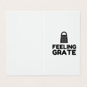 KAASGRATER VOOR DIERVOEDERKAAS VISITEKAARTJE (Buitenkant ongevouwen)