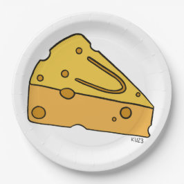 Kaasjes die Cheesen Papieren Bordje