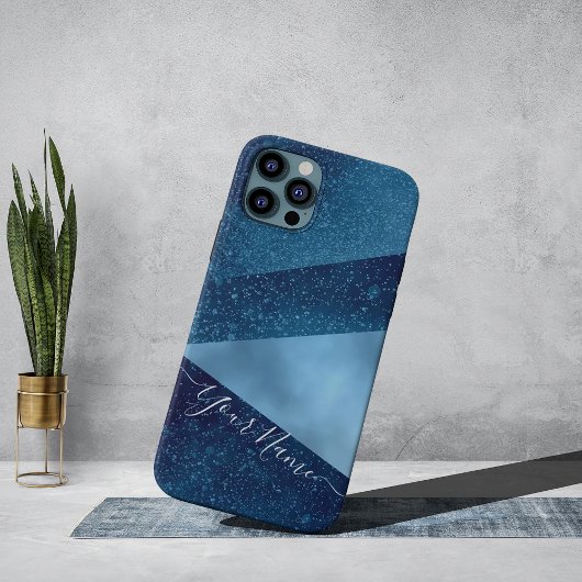 Kaasjes voor marinescheepvaart en babyblauwe gestr Case-Mate iPhone case