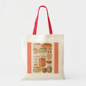 kaaskaart eten chef keuken tote bag (Voorkant)
