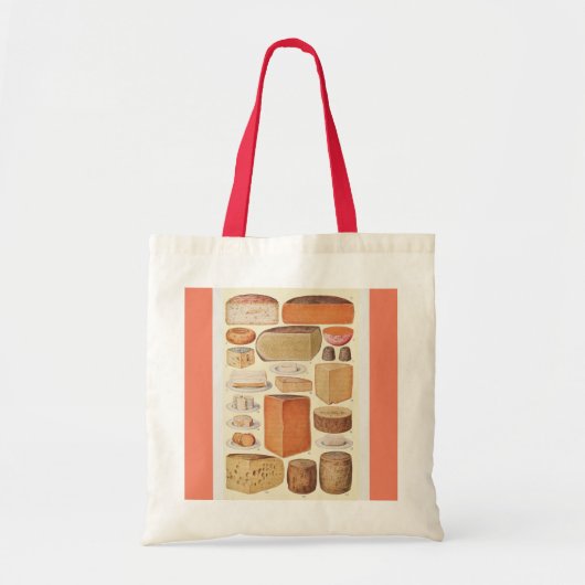  kaaskaart eten chef keuken tote bag (Voorkant)