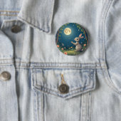 kaaskonijn ronde button 5,7 cm (In situ)
