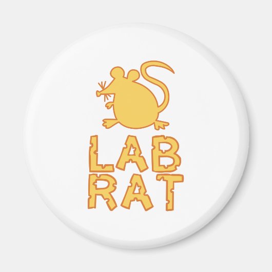 Kaaslab Rat Magneet (Voorkant)