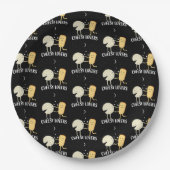 Kaasliefhebbers en kenner papieren bordje (Voorkant)