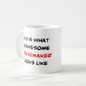 kaasmaker, geweldige koffiemok (Voorkant links)