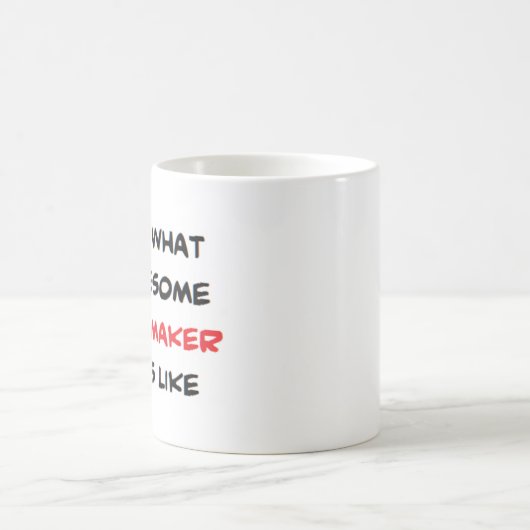 kaasmaker, geweldige koffiemok (Center)