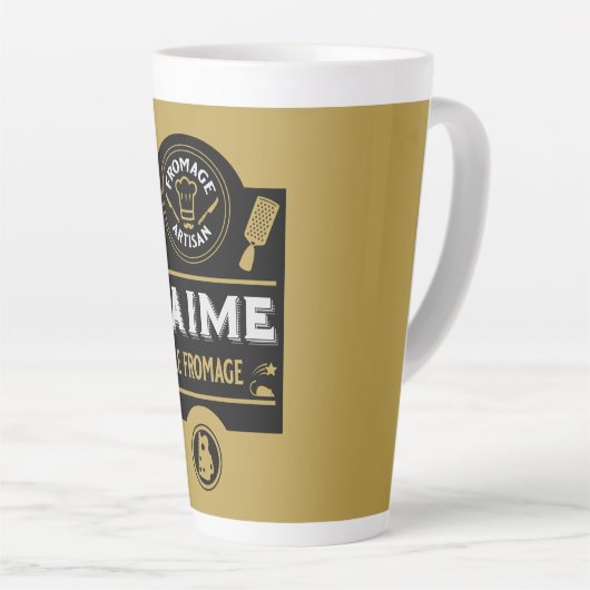 kaasmaker latte mok (Rechterhoek)