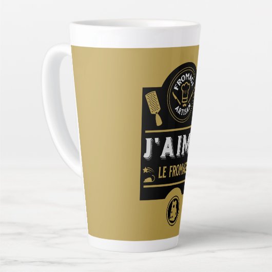 kaasmaker latte mok (Linkerhoek)