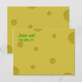 kaasnodigt uitnodiging briefkaart (Voorkant / Achterkant)