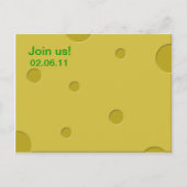 kaasnodigt uitnodiging briefkaart (Voorkant)