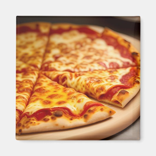Kaaspizza Magneet (Voorkant)
