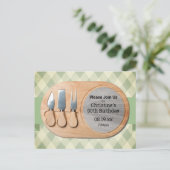 Kaasplank Aangepaste Charcuterie Briefkaart (Staand voorkant)