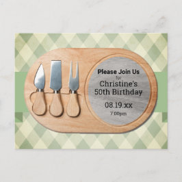 Kaasplank Aangepaste Charcuterie Briefkaart