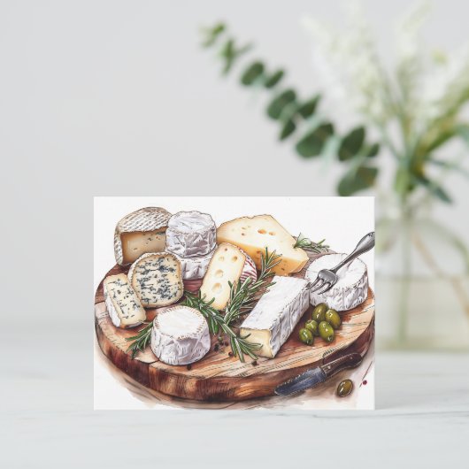 Kaasplank, Postcrossing Briefkaart (Staand voorkant)