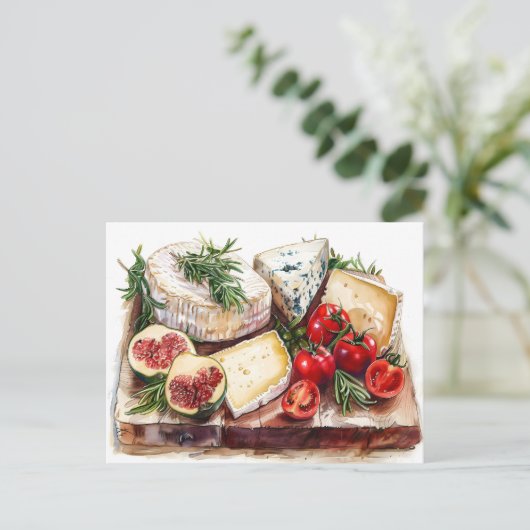 Kaasplank, Postcrossing Briefkaart (Staand voorkant)