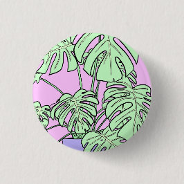 Kaasplant badge, speld, knoop, plantenliefhebber s ronde button 3,2 cm