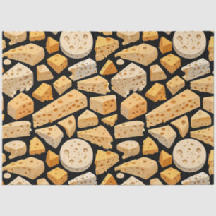 Kaasstukjes Natuurlijke Gaten Patroon Decoupage Tissuepapier