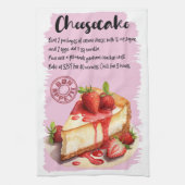 Kaastaart bakrecept theedoek (Verticaal)