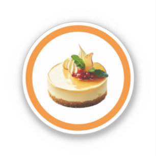 Kaastaart zoet sticker
