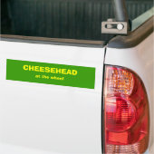 KAASTHOOFD achter het stuur Bumpersticker (Op Truck)