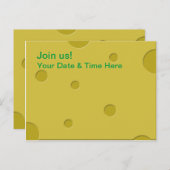 kaasuitnodiging uitnodiging briefkaart (Voorkant / Achterkant)