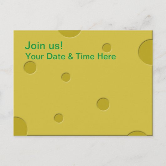 kaasuitnodiging uitnodiging briefkaart (Voorkant)