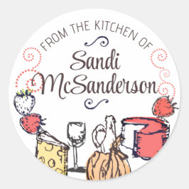 Kaasvruchtenwijn uit mijn keuken sticker