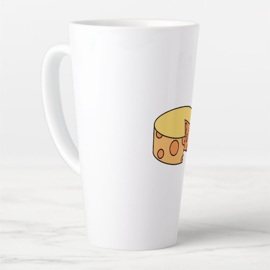 kaaswiel latte mok (Linkerhoek)