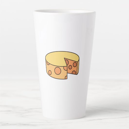 kaaswiel latte mok (Voorkant)