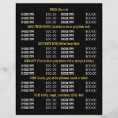 Kaaswielen, Kaashandelaar Reclame Flyer (Achterkant)