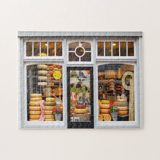 Kaaswinkel in Amsterdam. Legpuzzel (Horizontaal)