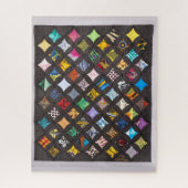 Kaathedraal-vensterkwilt Legpuzzel (Verticaal)