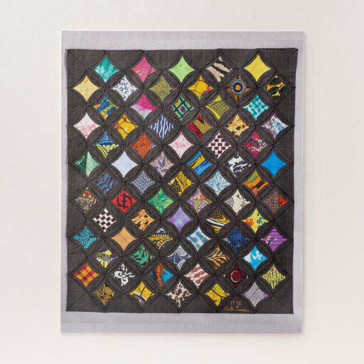 Kaathedraal-vensterkwilt Legpuzzel (Verticaal)