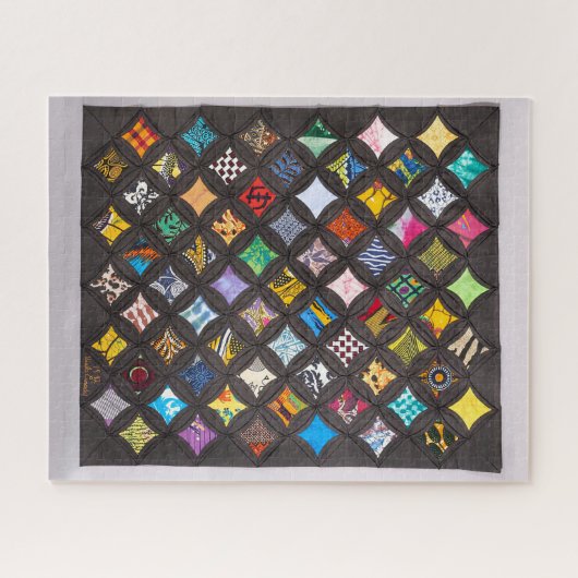 Kaathedraal-vensterkwilt Legpuzzel (Horizontaal)