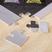 Kaathedraal-vensterkwilt Legpuzzel (Zijkant)