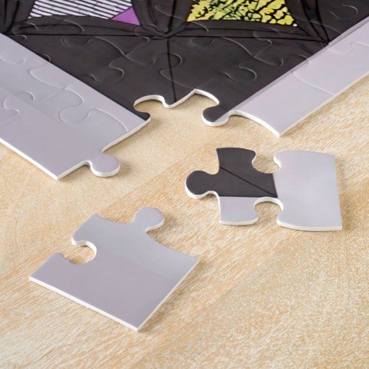 Kaathedraal-vensterkwilt Legpuzzel (Zijkant)