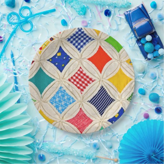 Kaathedraal-vensterkwilt Papieren Bordje (Feest)