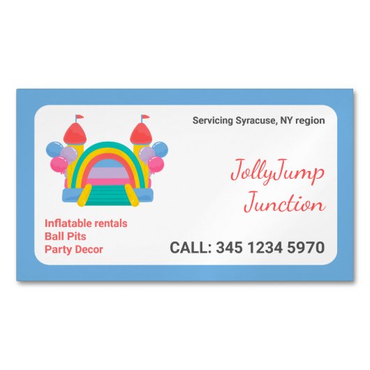 kaatsenhok magnetisch visitekaartje (Voorkant)